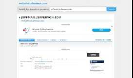 
							         jeffmail.jefferson.edu at WI. Welcome to JeffMail								  
							    