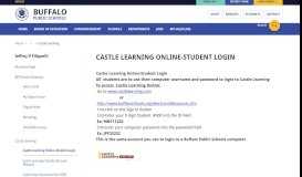 
							         Jeffrey P. Filippelli / Castle Learning Online-Student Login								  
							    