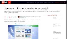 
							         Jemena rolls out smart-meter portal | ZDNet								  
							    
