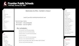 
							         Jennifer Corbin - Frontier Public Schools								  
							    