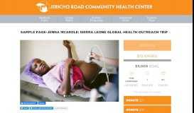 
							         Jericho Road Community Health Center: Sign_up - Donate - WeDidIt								  
							    