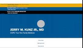 
							         Jerry M. Kunz, Jr. M.D. | Central Ohio Primary Care								  
							    