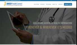 
							         Jersey Health Connect | Connecting Your Healthcare Needs								  
							    