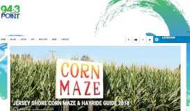 
							         Jersey Shore Corn Maze & Hayride Guide 2018 - 94.3 The Point								  
							    