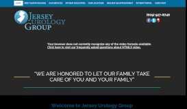 
							         Jersey Urology Group								  
							    
