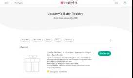 
							         Jessamy and Charles Ibrahim's Baby Registry at Babylist								  
							    