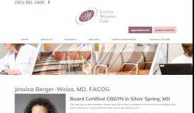 
							         Jessica Berger-Weiss, MD FACOG Capital Women's Care OBGYN ...								  
							    
