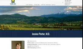 
							         Jessica Porter, M.D. | Columbia Gorge Family Medicine								  
							    
