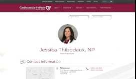 
							         Jessica Thibodaux, NP | Jessica Thibodaux, Nurse Practitioner								  
							    