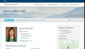 
							         Jessica White, MD | Family Medicine | Find a Doctor | Mission Health								  
							    
