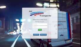 
							         Jet Transporte - Web-Portal								  
							    