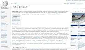 
							         JetBlue Flight 191 - Wikipedia								  
							    