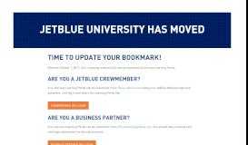 
							         JetBlue University - hellojetblue.com								  
							    