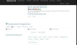 
							         Jetro portal Results For Websites Listing - SiteLinks.Info								  
							    