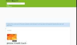 
							         Jetstar MasterCard Reviews - ProductReview.com.au								  
							    