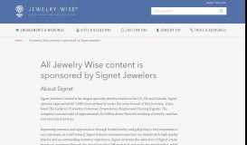 
							         Jewelry Education Guide from Signet Jewelers | Jewelry Wise								  
							    