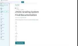 
							         JHCSC Grading System Final Documentation | Microsoft Access ...								  
							    