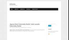 
							         Jigawa State University Portal | Sule Lamido University Portal								  
							    