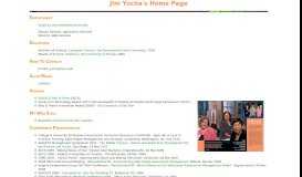 
							         Jim Yucha's Home Page								  
							    