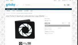 
							         Jinx Portal 2 Aperture Laboratories Logo Wallet Buy at G4SKY.net								  
							    