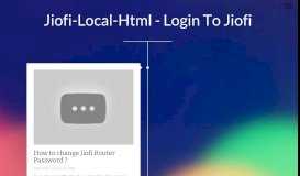 
							         jiofi-local-html - Login to Jiofi								  
							    