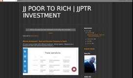 
							         JJ POOR TO RICH | JJPTR INVESTMENT : How To Register								  
							    