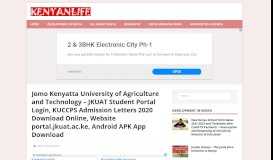 
							         JKUAT Student Portal Login - Portal App Android Download, Student ...								  
							    