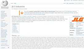 
							         JLG Industries - Wikipedia								  
							    