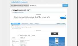 
							         jncloud.net at WI. AgencyLogin - Website Informer								  
							    