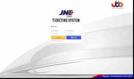 
							         JNE - Ticketing System								  
							    