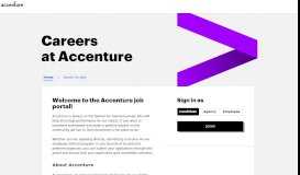 
							         Job Application - Accenture								  
							    