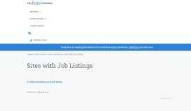
							         Job Banks and Career Search Engines | Career Resources ...								  
							    