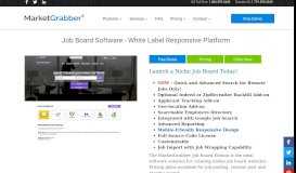 
							         Job Board Software | White Label Niche Platform by MarketGrabber								  
							    