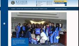 
							         Job Corps Students Visit Jacksonville - Keiser University								  
							    
