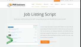 
							         Job Listing Script | Job Board Script | Job Script | PHPJabbers								  
							    