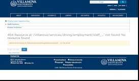 
							         Job Openings | Villanova University								  
							    
