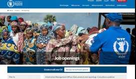 
							         Job Openings | World Food Programme								  
							    