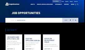 
							         Job opportunities – Anglo American Platinum								  
							    
