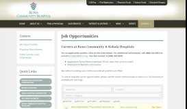 
							         Job Opportunities – Kona Community Hospital								  
							    
