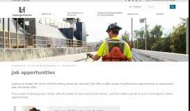 
							         Job opportunities | LafargeHolcim in the US - Cement, concrete ...								  
							    