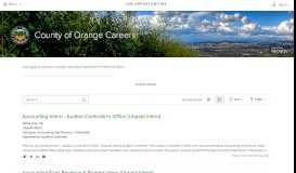 
							         Job Opportunities | Sorted by Job Title ascending | County of Orange ...								  
							    