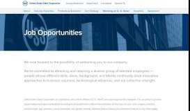 
							         Job Opportunities | United States Steel Corporation								  
							    