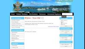 
							         Job Opportunities - Web Portal of the Government of Saint Lucia								  
							    