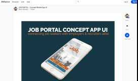 
							         JOB PORTAL - Concept Mobile App UI on Behance								  
							    