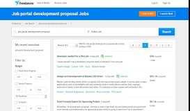 
							         Job portal development proposal Jobs, Employment | Freelancer								  
							    
