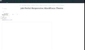 
							         Job Portal Responsive WordPress Theme #52547 - Template Monster								  
							    
