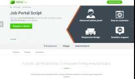
							         Job Portal Script, PHP, Open Source, Job Board Software | MintTM								  
							    