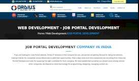 
							         Job Portal website Design & Development Service in Noida,India-Ordius								  
							    
