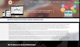 
							         Job Portal Website Development Company Coimbatore India Web ...								  
							    