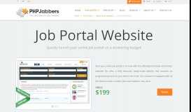 
							         Job Portal Website | Ready-made Job Board Website | PHPJabbers								  
							    